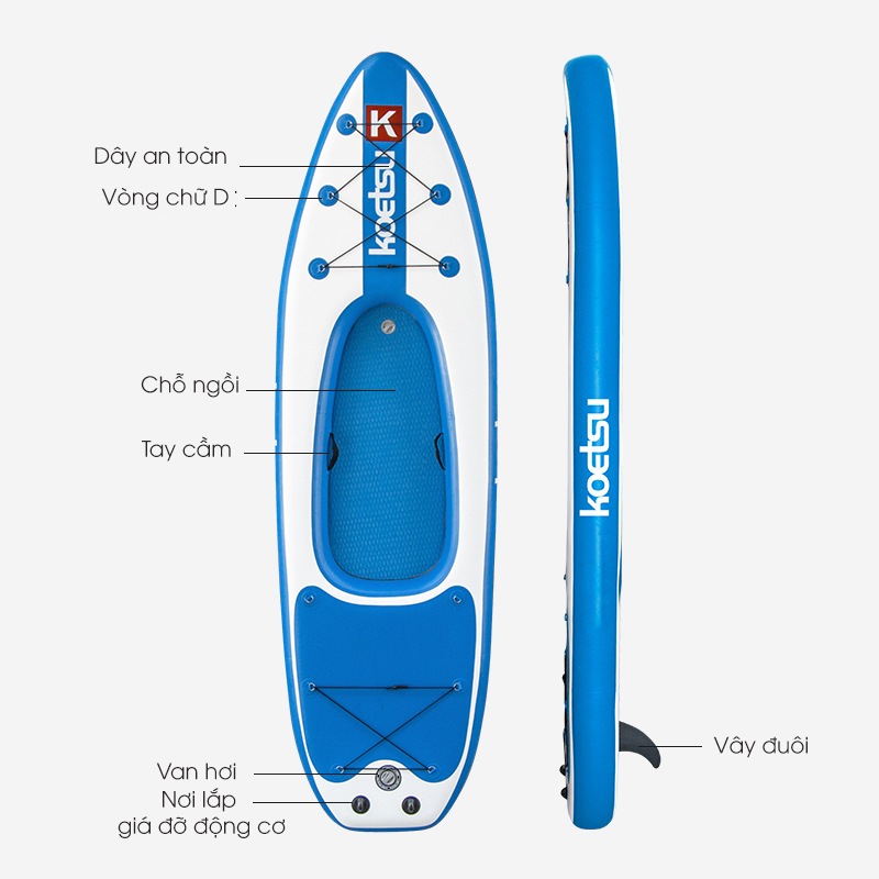 Thuyền Kayak Bơm Hơi 1 Người Koetsu