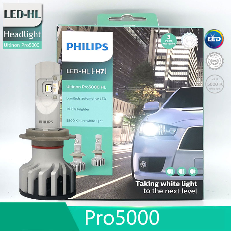 Đèn pha LED Philips Ultinon Pro 5000 5800k 1