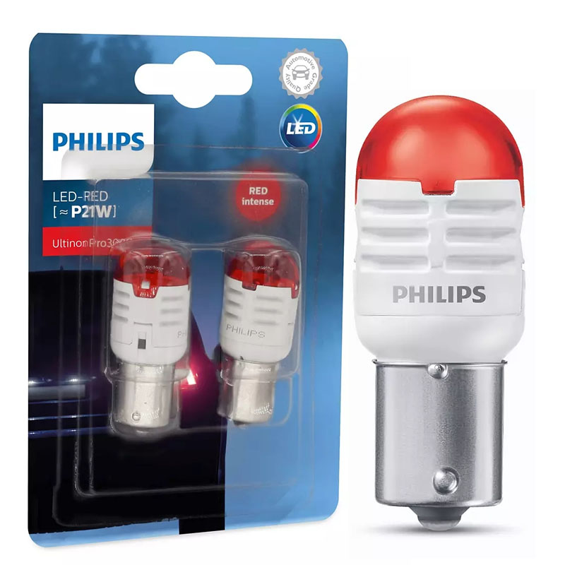 Đèn Tín Hiệu Ô Tô Led Philips Ultinon Pro3000 S25 P21W 5