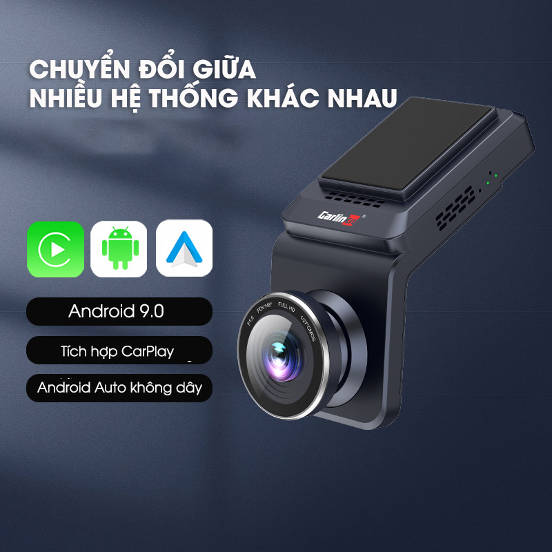 Carplay Android Box AI Tích Hợp Camera Hành Trình Ram 4Gb Rom 64Gb