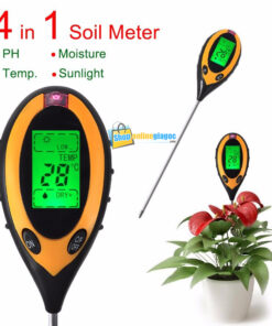 Máy Đo Độ Ẩm Đất, Độ PH,  Đo Ánh Sáng, Nhiệt Độ 4 Trong 1