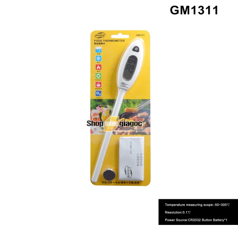 Que đo nhiệt độ thực phẩm GM1311 - shoponlinegiagoc