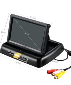 Màn Hình LCD Ô Tô 4.3 Inch HD 2 Cổng AV Loại Gấp