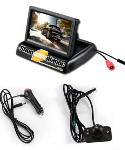 Combo Camera Cặp ô tô Lề Xóa Điểm Mù + Màn Hình 4.3in