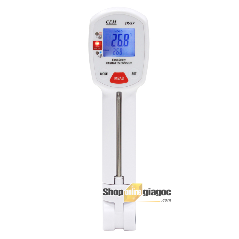 Máy đo nhiệt kế thực phẩm đa chức năng CEM IR-97