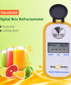 Khúc Xạ Kế Kỹ Thuật Số Đo Độ Ngọt Brix Trong Dung Dịch DR102 0-50%