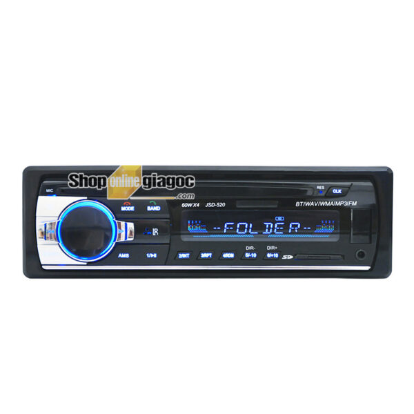 Đầu Nghe Nhạc MP3 Bluetooth Kiêm Đài FM Cho Ô Tô DC12V JSD-520
