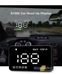Hiển Thị Tốc Độ Trên Kính lái HUD A1000 OBD II