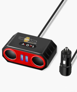 Bộ Chia 2 Tẩu Có Cổng Sạc 2 Chân USB SPW-04 - shoponlinegiagoc