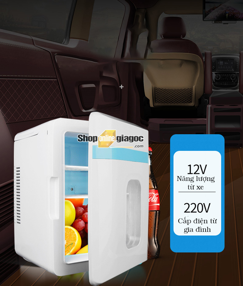 Tủ lạnh mini di độn dành cho ô tô 10 lít - shoponlinegiagoc