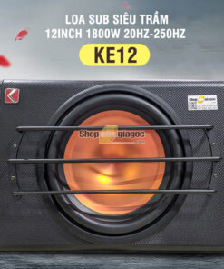 Loa Sub Hơi Siêu Trầm 12 Inch 1800W 20HZ-250HZ KE12