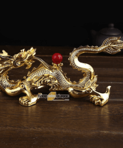 Tượng Taplo Báo/Hổ Lắc/Rồng/Sư Tử Vàng/Kỳ Lân Đính Đá SPW01