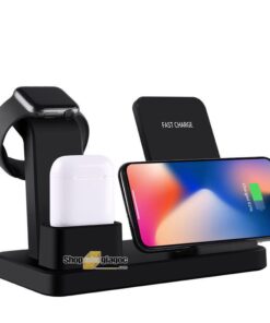 Sạc Không Dây 3 Trong 1 Cho iPhone, iWatch và Airpod HYD-WHQ12
