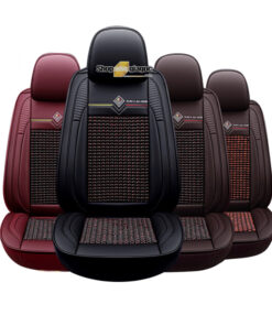 Bộ Áo Ghế Ô Tô Hạt Gỗ Cao Cấp Cho Xe 5 Chỗ SPW02