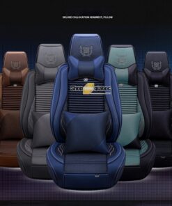 Bộ Áo Ghế Da Ô Tô 8D Cao Cấp Cho Xe 5 Chỗ, Bọc Ghế Xe Hơi