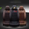 Bộ Áo Ghế Ô Tô Hạt Gỗ Cao Cấp 1908 Cho Xe 5 Chỗ, Bọc Ghế Xe Hơi