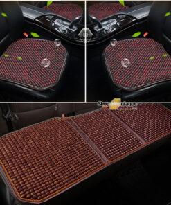 Lót Ghế Ô Tô Hạt Gỗ Cho Xe 5 Chỗ SPW01