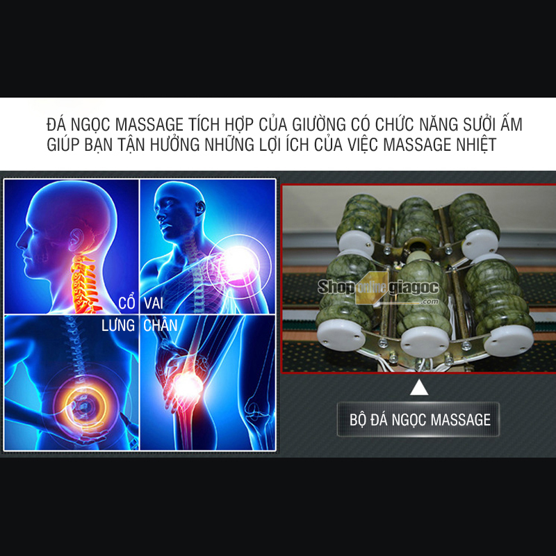 Giường Massage 3D Vật Lý Trị Liệu Tích Hợp Loa YJK5889