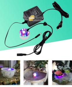 Máy Tạo Sương – Khói Ẩm Thủy Sinh 1 Mắt 12 Đèn LED Đổi Màu SPW02
