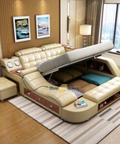 Giường Da Massage Đa Năng Tatami Có Loa Bluetooth SPW04