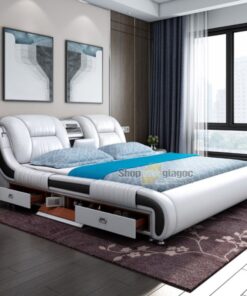 Giường Da Massage Đa Năng Có Loa Bluetooth, Máy Lọc Không Khí SPW07