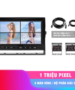 Combo 2 Camera Hành Trình Xe Tải Full HD+ Màn Hình IPS 7 Inch AHD Cổng GX12