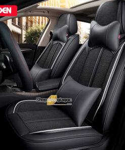 Bộ Áo Ghế Da Ô Tô Cao Cấp Cho Xe 5 Chỗ SPW17