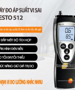 Máy Đo Chênh Lệch Áp Suất Testo 512