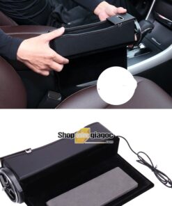 Khay Để Đồ Khe Ghế Ô Tô Có Cổng Sạc USB