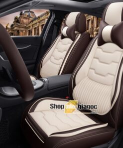 Bộ Áo Ghế Da Ô Tô Cao Cấp Cho Xe 5 Chỗ SPW20