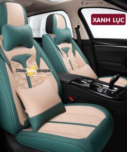 Bộ Áo Ghế Da Ô Tô Cao Cấp Cho Xe 5 Chỗ SPW21
