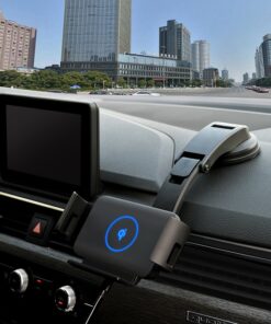 Bộ Sạc Nhanh Không Dây Trên Ô Tô Qi 15W (Samsung Galaxy Fold/ Iphone/Huawei...)