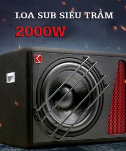 Loa Sub Siêu Trầm 12 Inch 2000W 20Hz-250Hz K-W12
