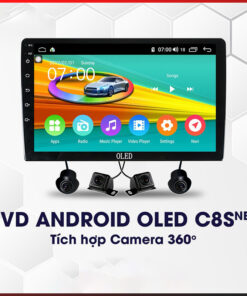 Đầu DVD Android OLED C8s New Tích Hợp Camera 360 Độ
