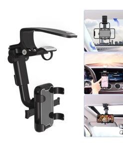 Giá Đỡ Điện Thoại Xoay 360 Độ Kẹp Tấm Che Nắng Ô Tô SPW03
