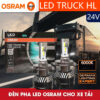 Bộ 2 Bóng Đèn Pha Led Osram Xe tải H1/H4/H7 6000K 24V 28W