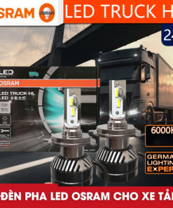 Bộ 2 Bóng Đèn Pha Led Osram Xe tải H1/H4/H7 6000K 24V 28W