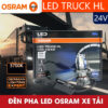 Bộ 2 Bóng Đèn Pha Led Osram Xe tải H1/H4/H7 5700K 24V 28W