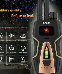 Máy Dò Tín Hiệu Không Dây RF, Camera, GPS T-8000