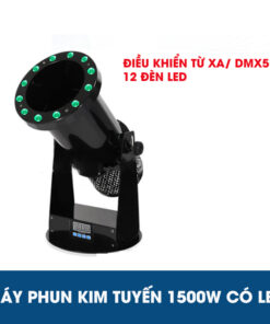 Máy Phun Kim Tuyến Có Led 1500W - DMX512 BT15