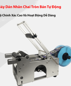 Máy Dán Tem Nhãn Chai Tròn Bán Tự Động MT-50D
