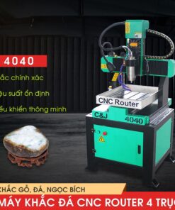 Máy Khắc Đá CNC Router Mini 4 Trục C&J 4040