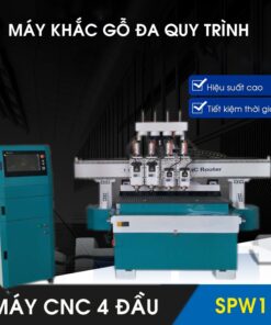 Máy CNC Router Khắc Gỗ 4 Đầu Speedway SPW11
