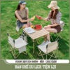 Bàn Ghế Dã Ngoại Gấp Gọn Hợp Kim Nhôm SPW01