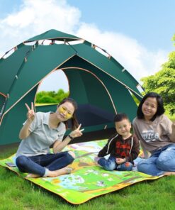 Lều Cắm Trại Dã Ngoại Tự Bung 2 Lớp 3-4 Người SPW12