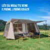 Lều Cắm Trại Dã Ngoại Tự Bung 5-8 Người Village 13 SPW22