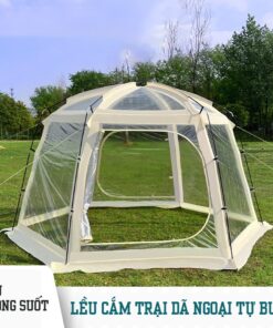 Lều Cắm Trại Dã Ngoại Tự Bung Trong Suốt SPW25