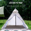Lều Cắm Trại Dã Ngoại Kim Tự Tháp Cho 3-4 Người SPW33