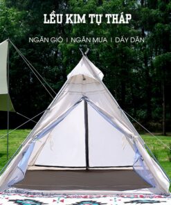 Lều Cắm Trại Dã Ngoại Kim Tự Tháp Cho 3-4 Người SPW33
