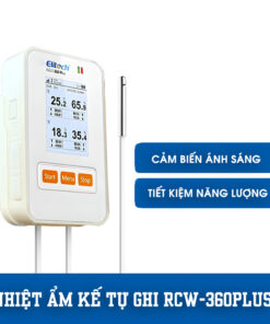 Nhiệt Ẩm Kế Tự Ghi Elitech RCW-360PLUS Wifi/4G
